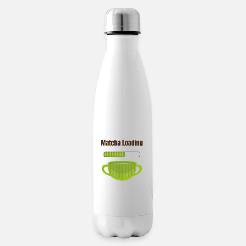 Matcha Loading - Isolierflasche - Weiß