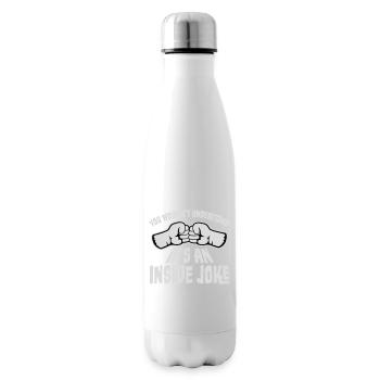 You Wouldn't Understand It's An Inside Joke Fäuste - Isolierflasche - Weiß - Rechts