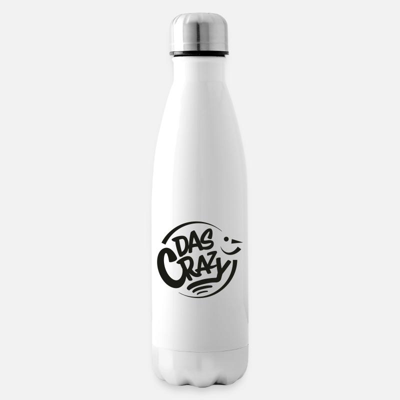 Das Crazy - Isolierflasche - Weiß
