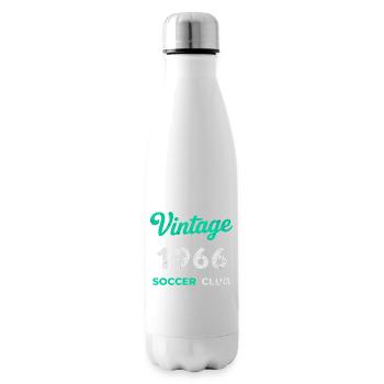 Vintage 1966 – Soccer Club Retro Geburtsjahr - Isolierflasche - Weiß - Rechts