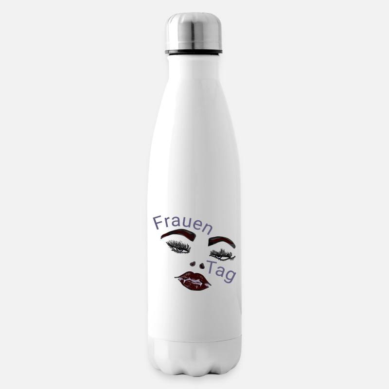 Frauen Tag Vampir Gesicht  - Isolierflasche - Weiß
