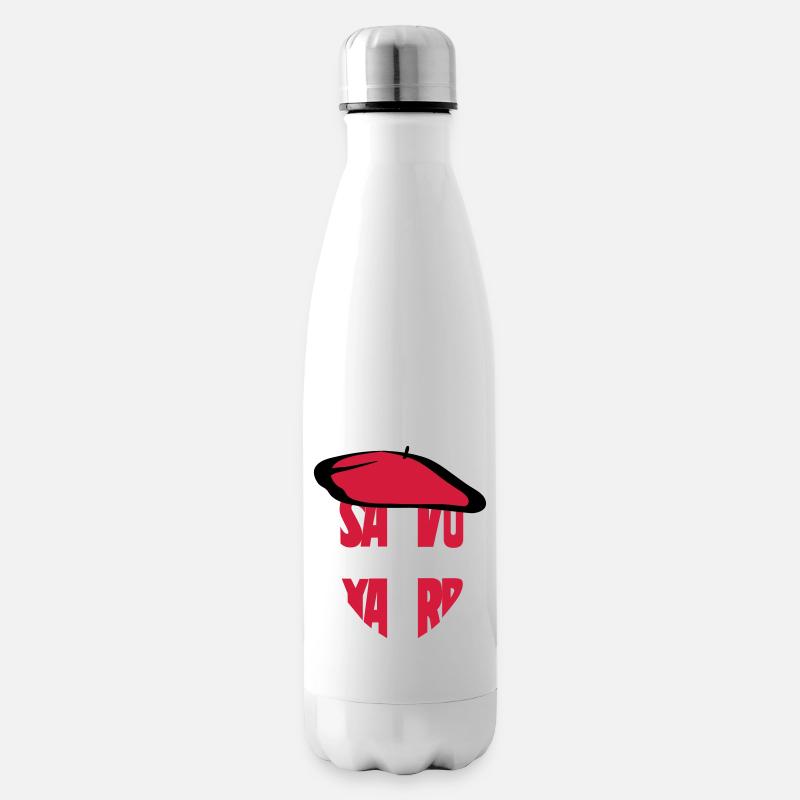 savoie beret - Bouteille isotherme - blanc