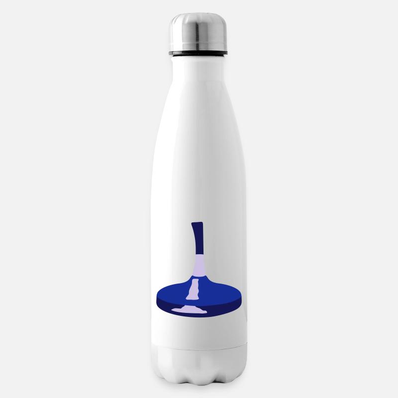 Eisstock - Isolierflasche - Weiß