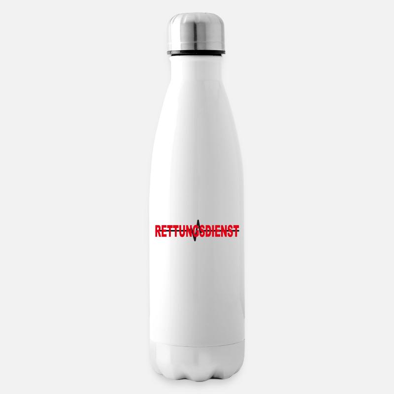 Rettungsdienst mit EKG - Isolierflasche - Weiß