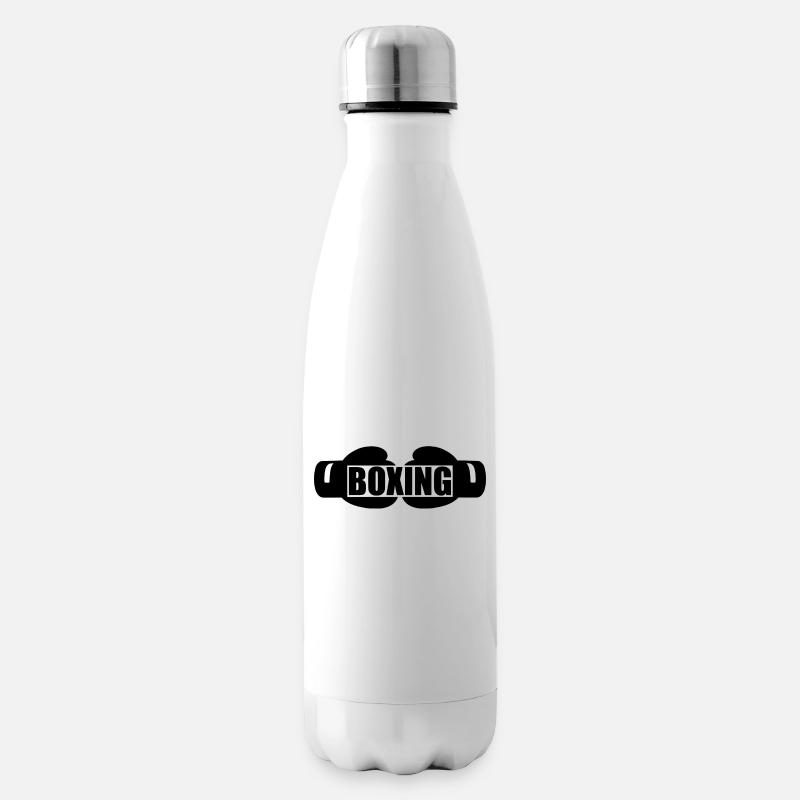 BOXING Boxhandschuhe - Isolierflasche - Weiß