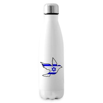 Frieden taube - Isolierflasche - Weiß - Rechts