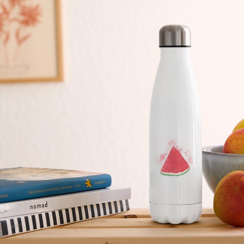 Pastèque, Pastèque, Melon, Aquarelle Bouteille isotherme