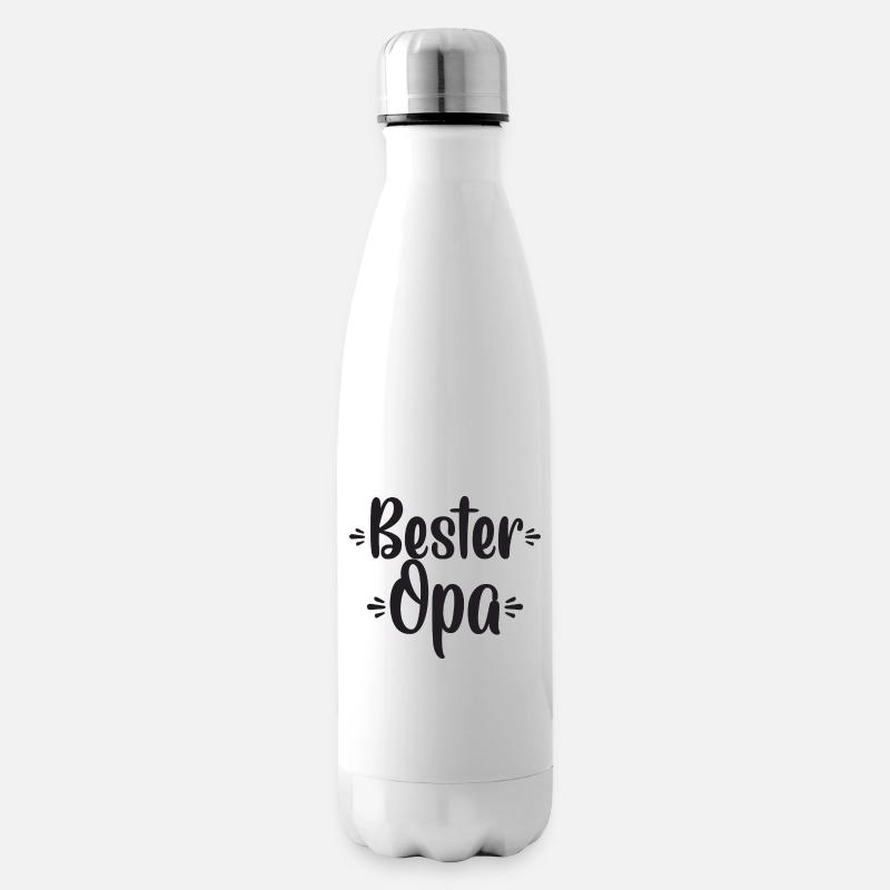 Bester Opa - Isolierflasche - Weiß