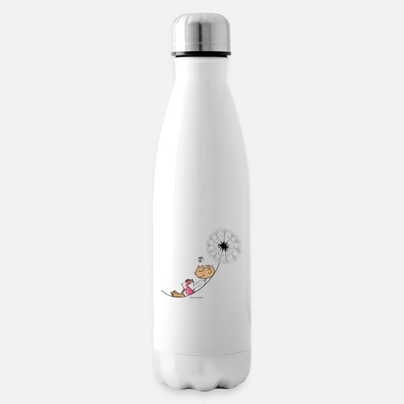 Leichtigkeit - Isolierflasche - Weiß