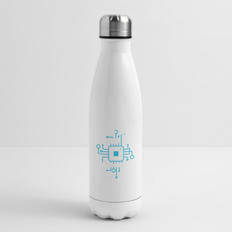 Funny Coder Coding Insulated Water Bottle