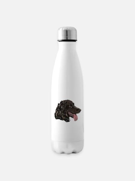 Wachtelhund - Isolierflasche - Weiß