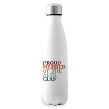 Proud Member of the Alto Clan Vintage - Insulated Water Bottle - white - Right