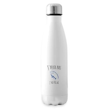 J'Peux Pas J'ai Pêche - Évasion et Détente - Bouteille isotherme - blanc - Droite