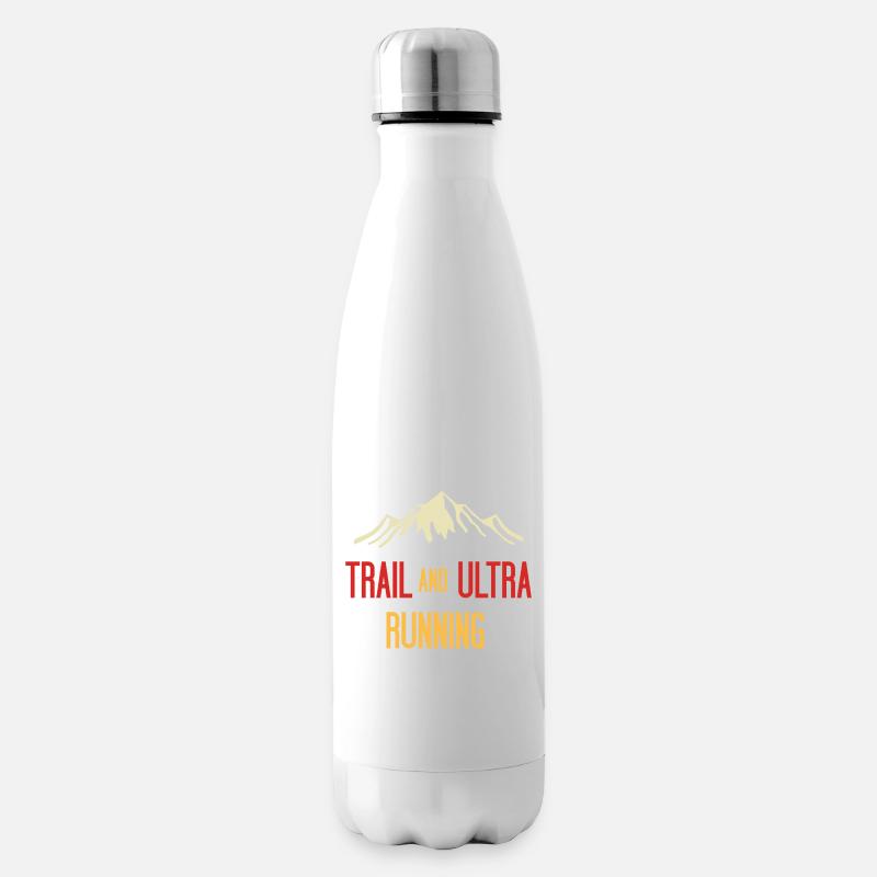 Trail- und Ultraläufe - Isolierflasche - Weiß