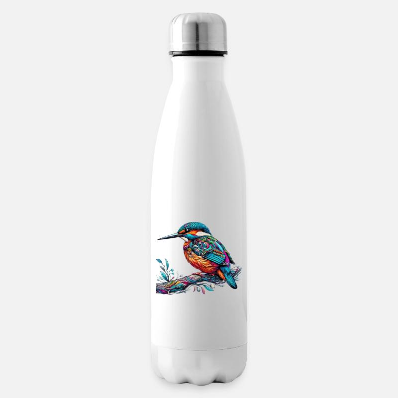 Martin-pêcheur - Bouteille isotherme - blanc