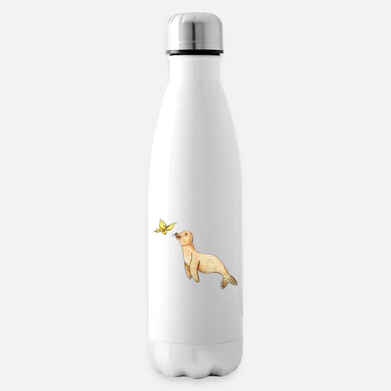 Sceau réfrigéré - Bouteille isotherme - blanc