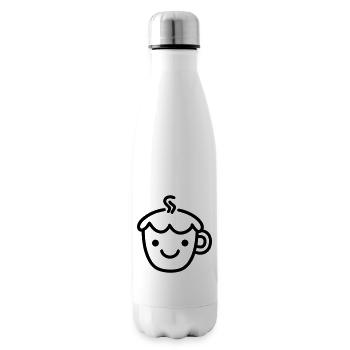 Kaffeebecher - Isolierflasche - Weiß - Rechts