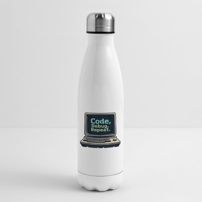 Code Debug Repeat - Software Engineer Isolierflasche