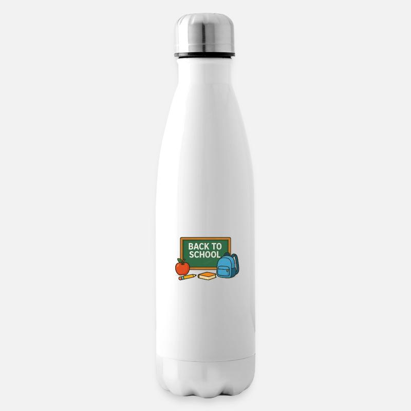 Back to school - Isolierflasche - Weiß