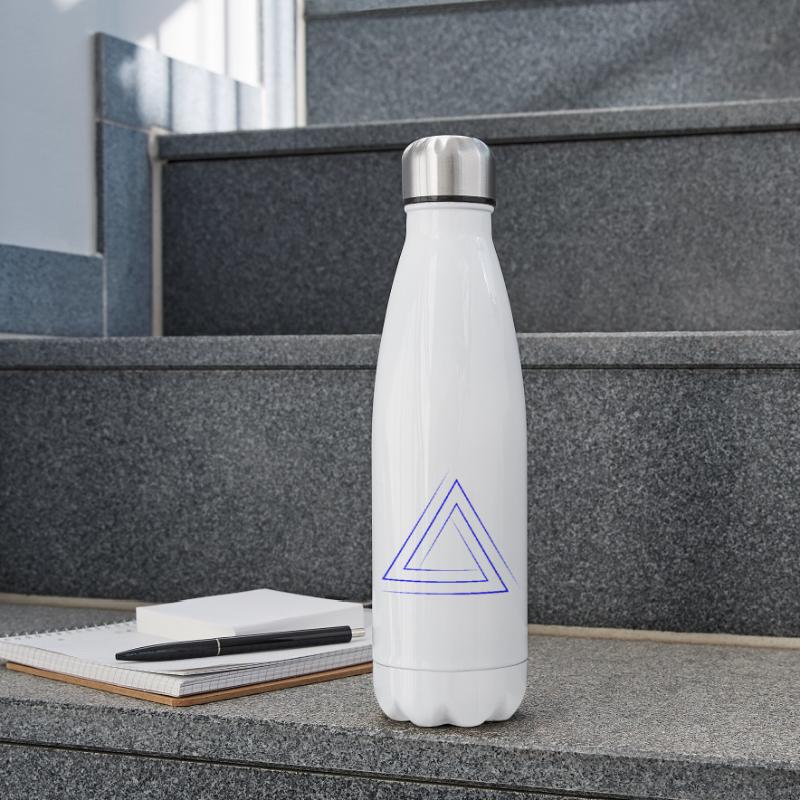 Geometric triangular nesting Insulated Water Bottle