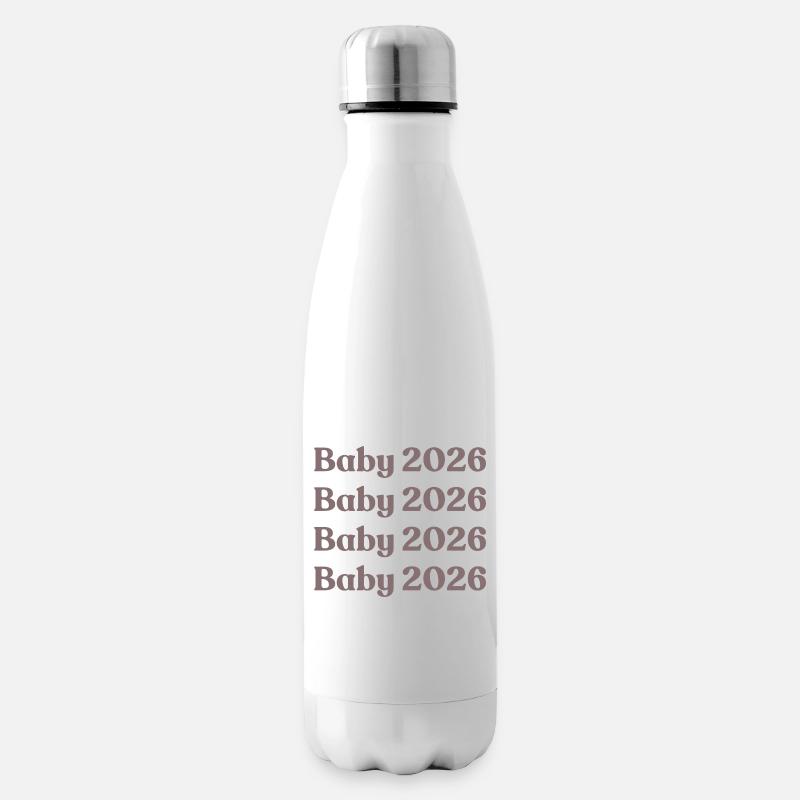 Bébé 2026 - Bouteille isotherme - blanc
