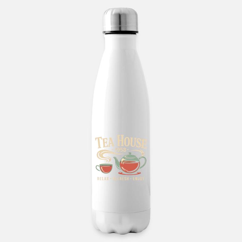 Tea House 1958 - Isolierflasche - Weiß
