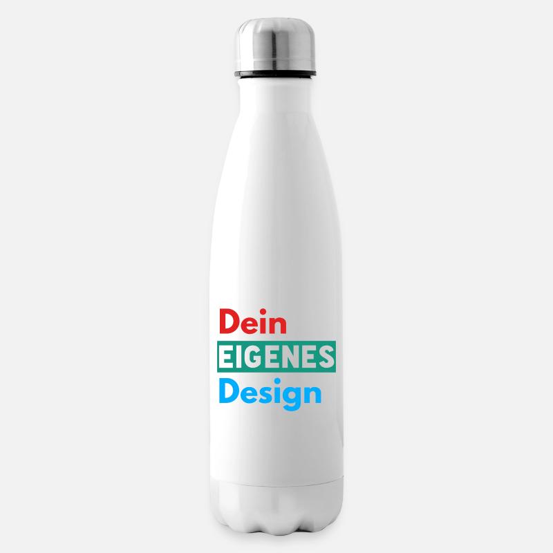 Dein Eigenes Design - Isolierflasche - Weiß