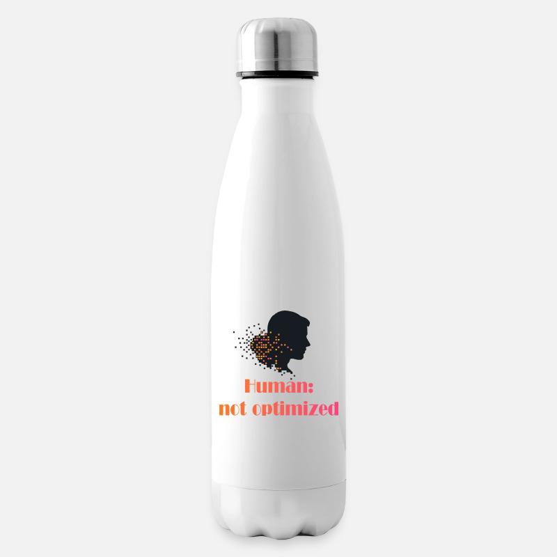 Not Optimized - Insulated Water Bottle - white