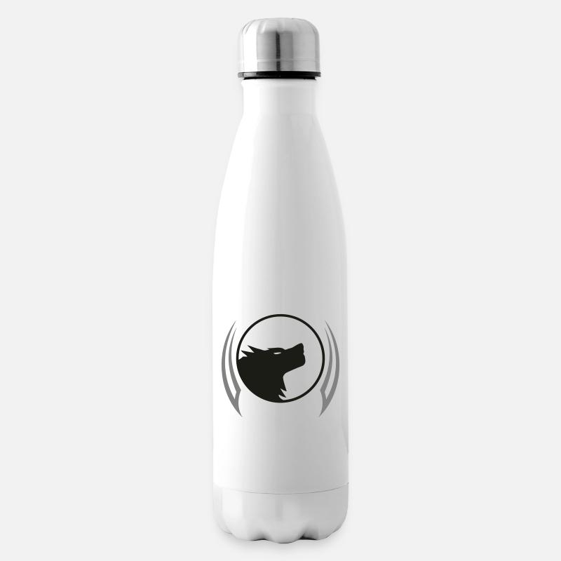 Wolf - Insulated Water Bottle - white