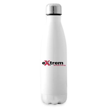 extrem-bodybuilding Logo - Isolierflasche - Weiß - Rechts