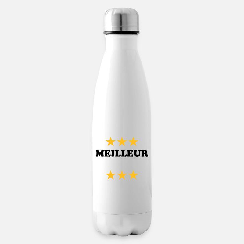 Meilleur (à personnaliser) - Bouteille isotherme - blanc
