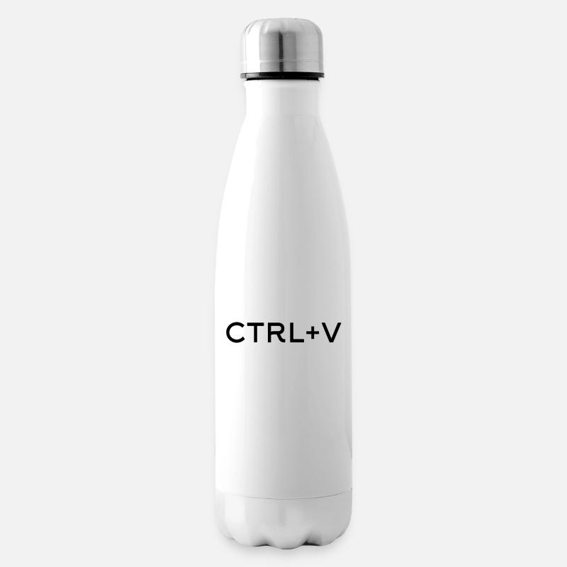crtl+v - Isolierflasche - Weiß