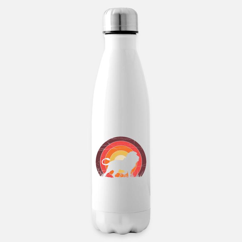 Ein Löwe - Isolierflasche - Weiß