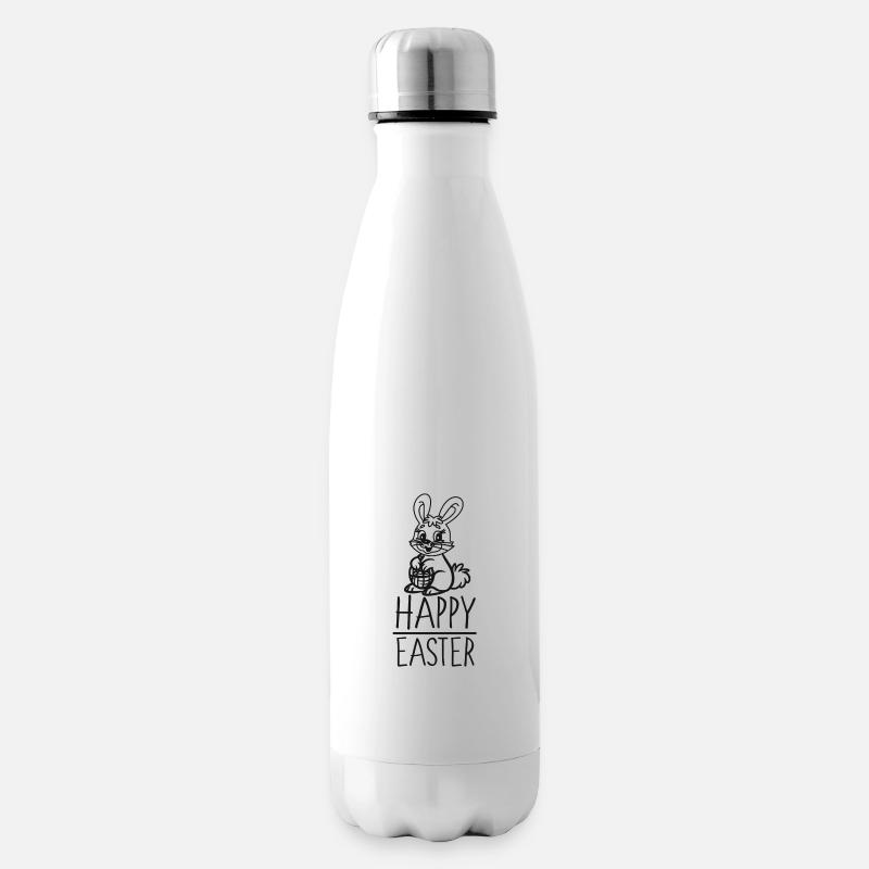 Osterhase - Isolierflasche - Weiß