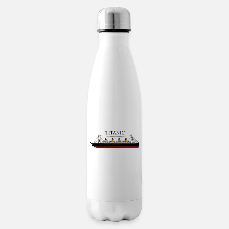 Titanic in Farbe - Isolierflasche - Weiß