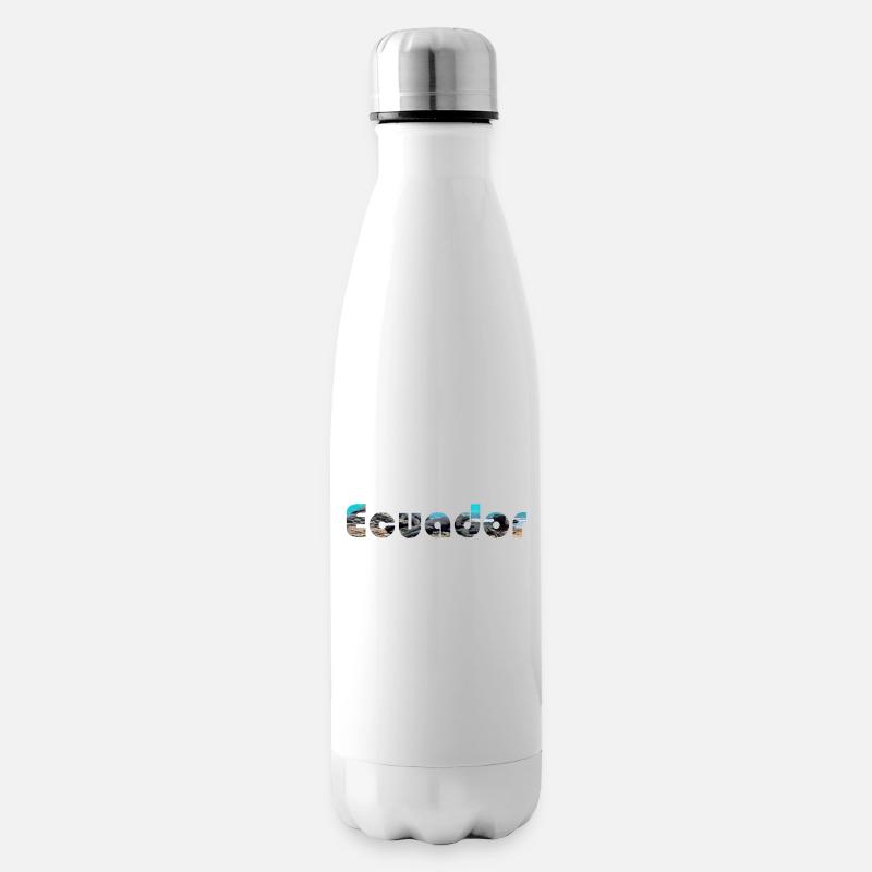 Ecuador - Isolierflasche - Weiß