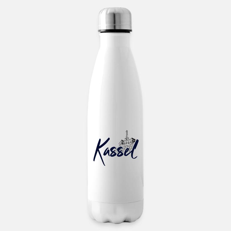 Kassel - Isolierflasche - Weiß