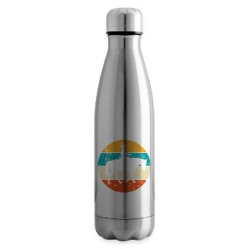 Cowboy Westernreiter Westernreiten Reitsport - Isolierflasche - Lightsilver - Rechts