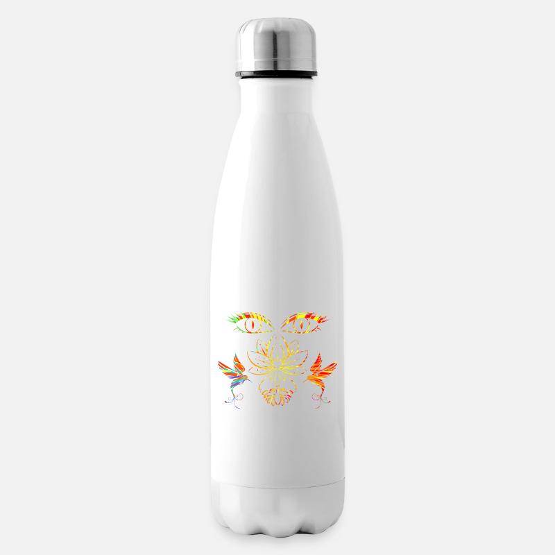 Zen-Gesicht - Isolierflasche - Weiß