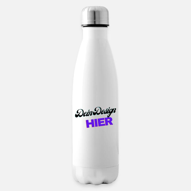 Dein Design - Isolierflasche - Weiß