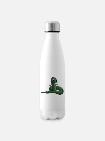 Egal Aal - machste nix - Isolierflasche - Weiß