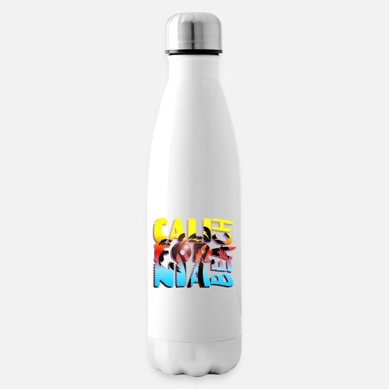 California Beach - Bouteille isotherme - blanc