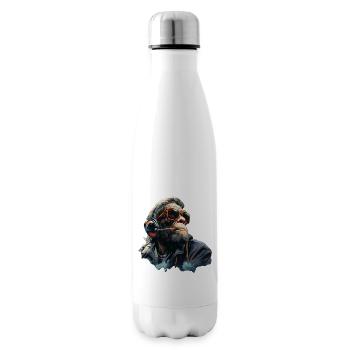 Gamer Chimp mit Headset - Isolierflasche - Weiß - Rechts