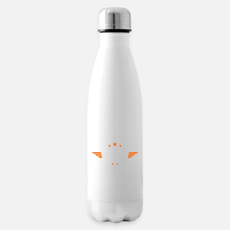 Drohnen-Stapel - Isolierflasche - Weiß