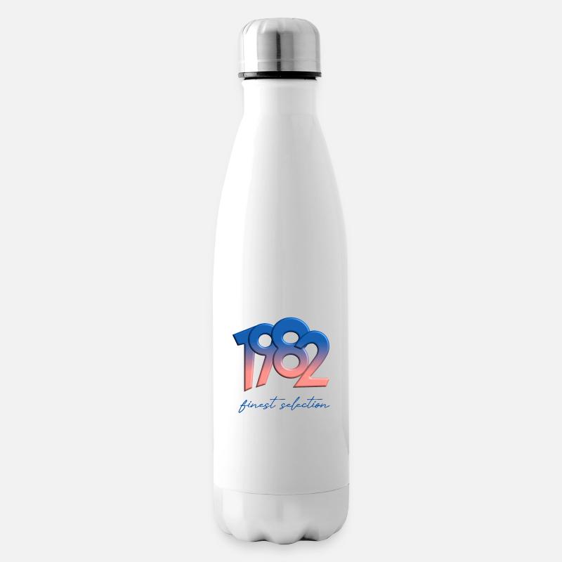 1982 - finest selection - Insulated Water Bottle - white