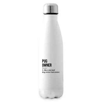 carlin - Bouteille isotherme - blanc - Droite
