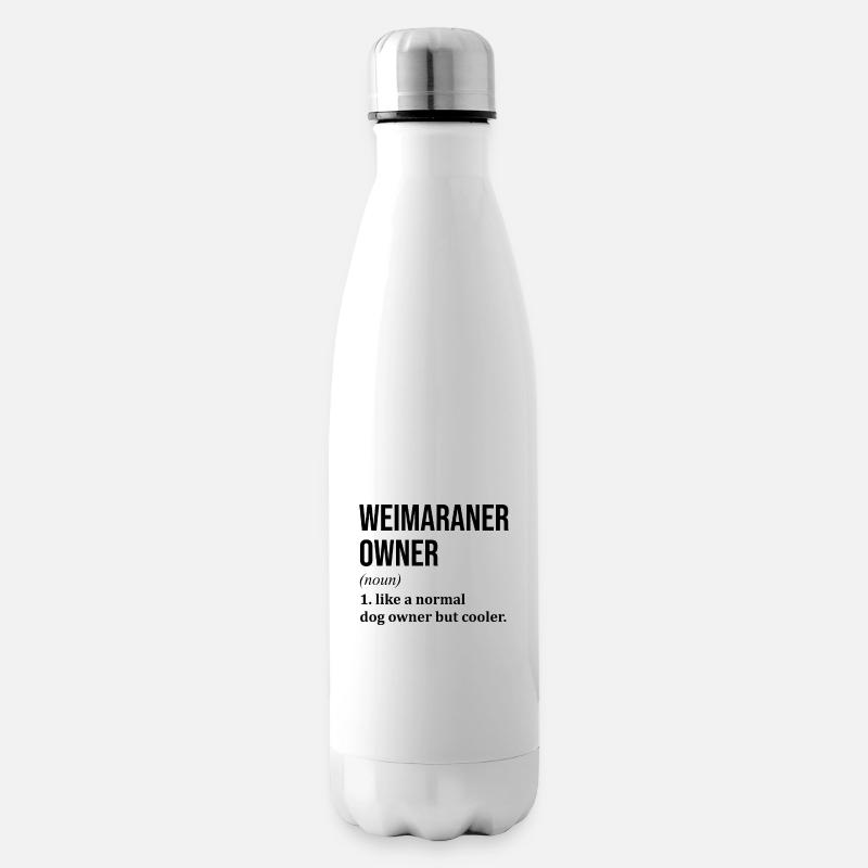 Weimaraner - Bouteille isotherme - blanc