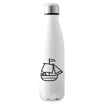 Pirate ship - Insulated Water Bottle - white - Right