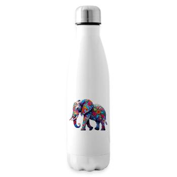 Elephant - Insulated Water Bottle - white - Right