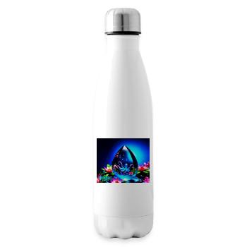 water drops - Isolierflasche - Weiß - Rechts